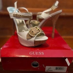 Guess shoes, white, size 7